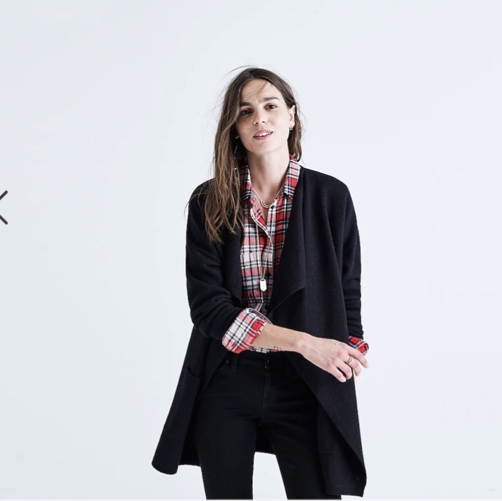 Madewell Meridian wool sweater cardigan